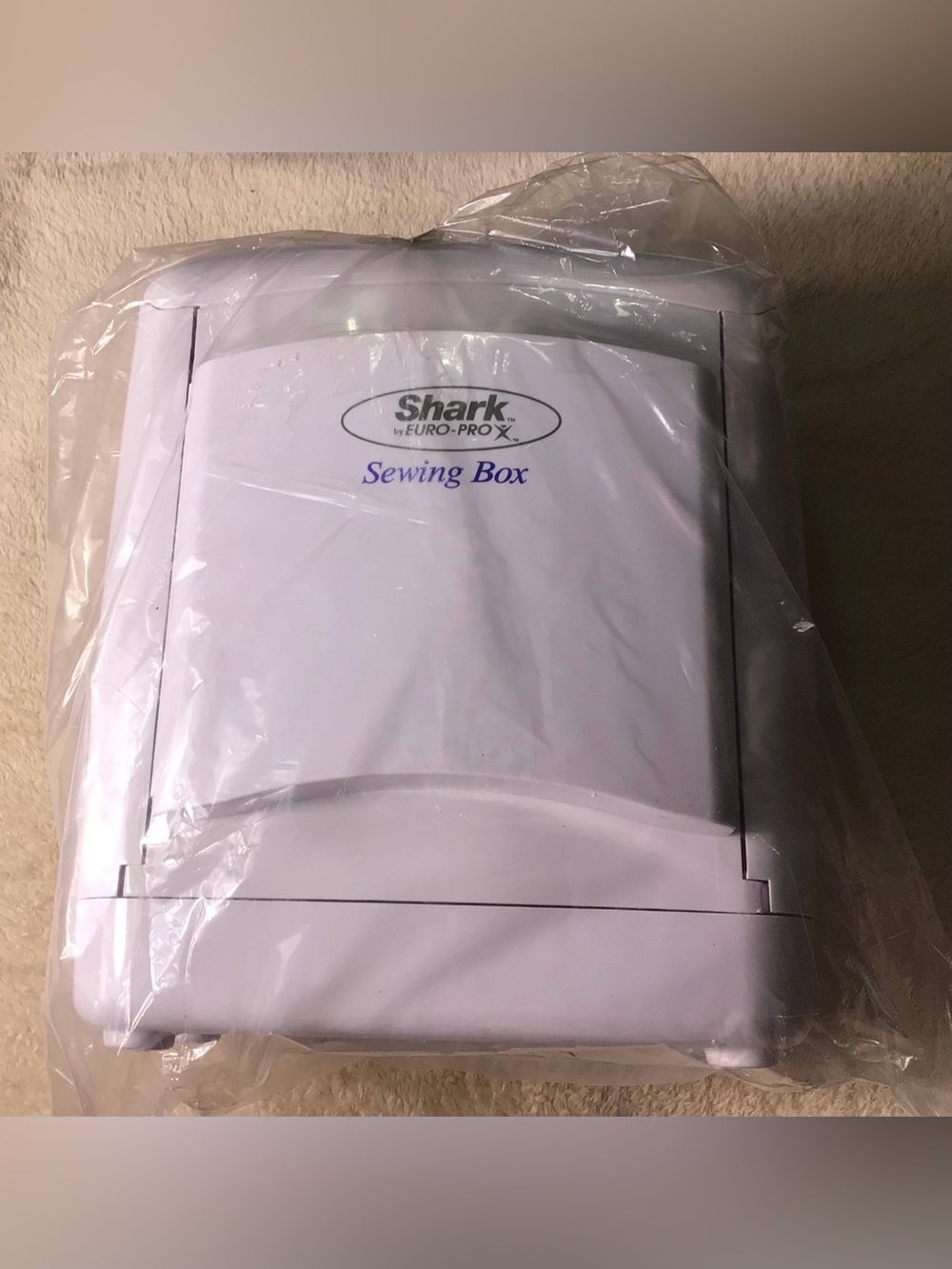 Shark Sewing Box in White by Euro-Pro